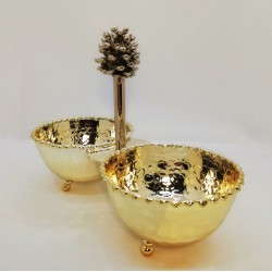 2'li İkramlık Gold Renk